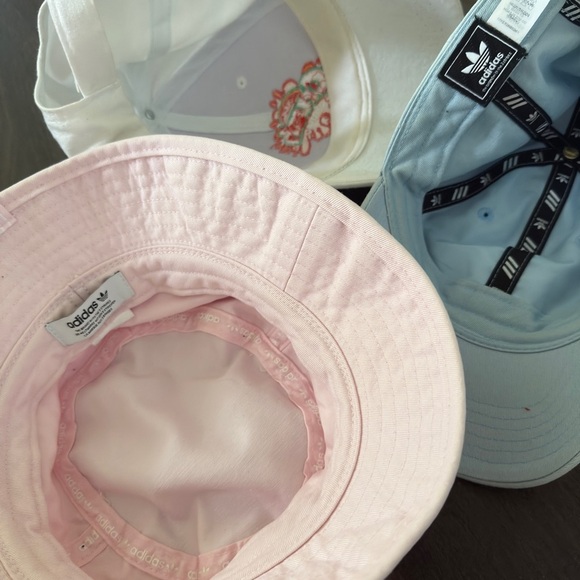 Adidas Pastel Hat set - Pink and Light Blue - Picture 4 of 4